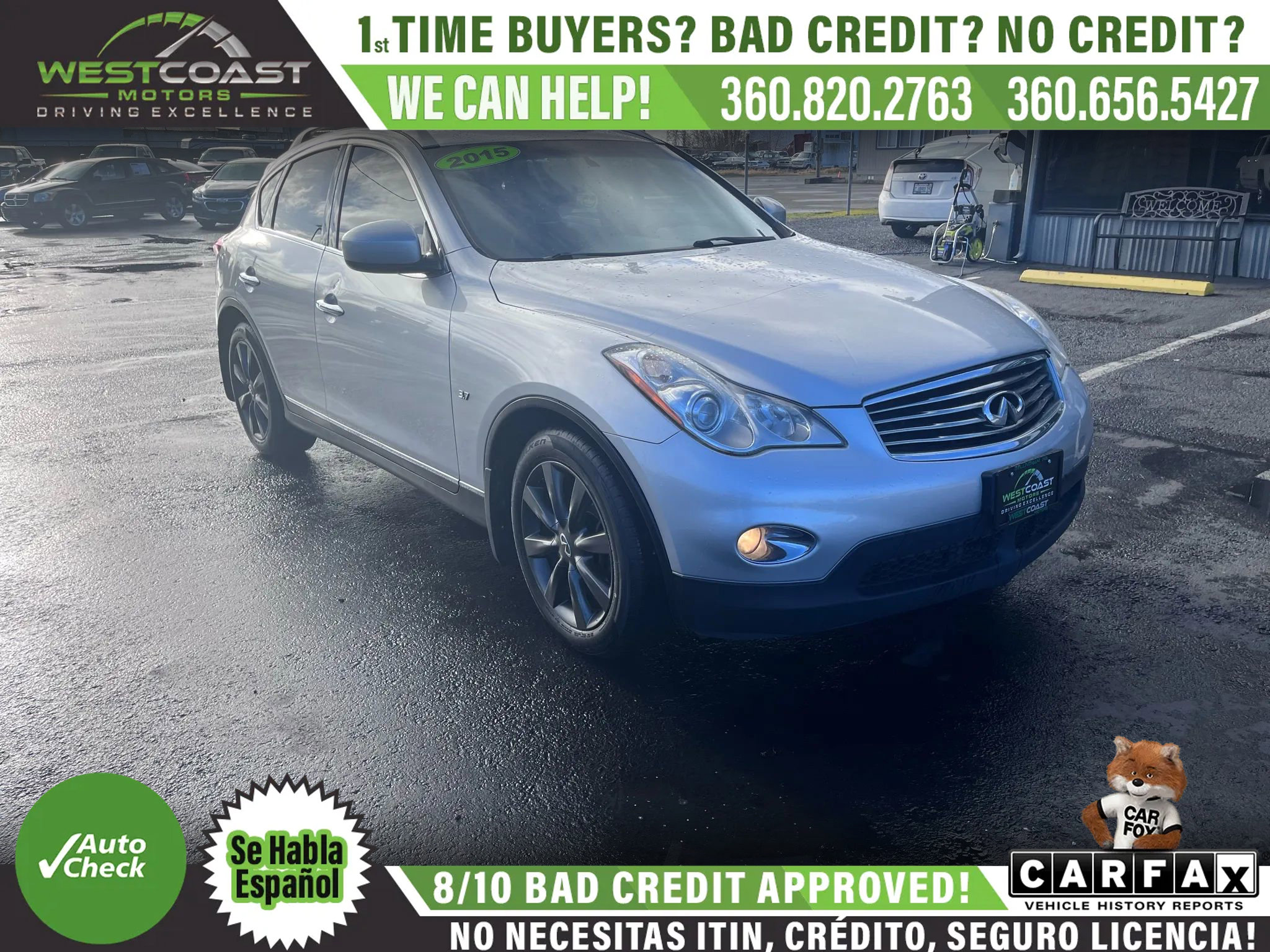 Used 2015 INFINITI QX50 AWD image 1