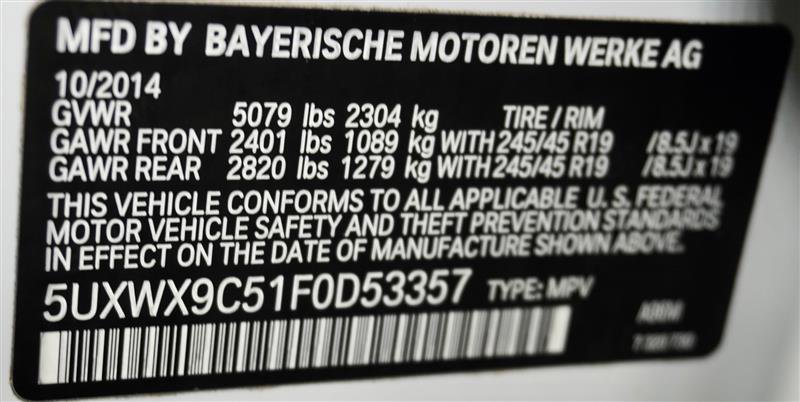 Used 2015 BMW X3 xDrive28i image 44