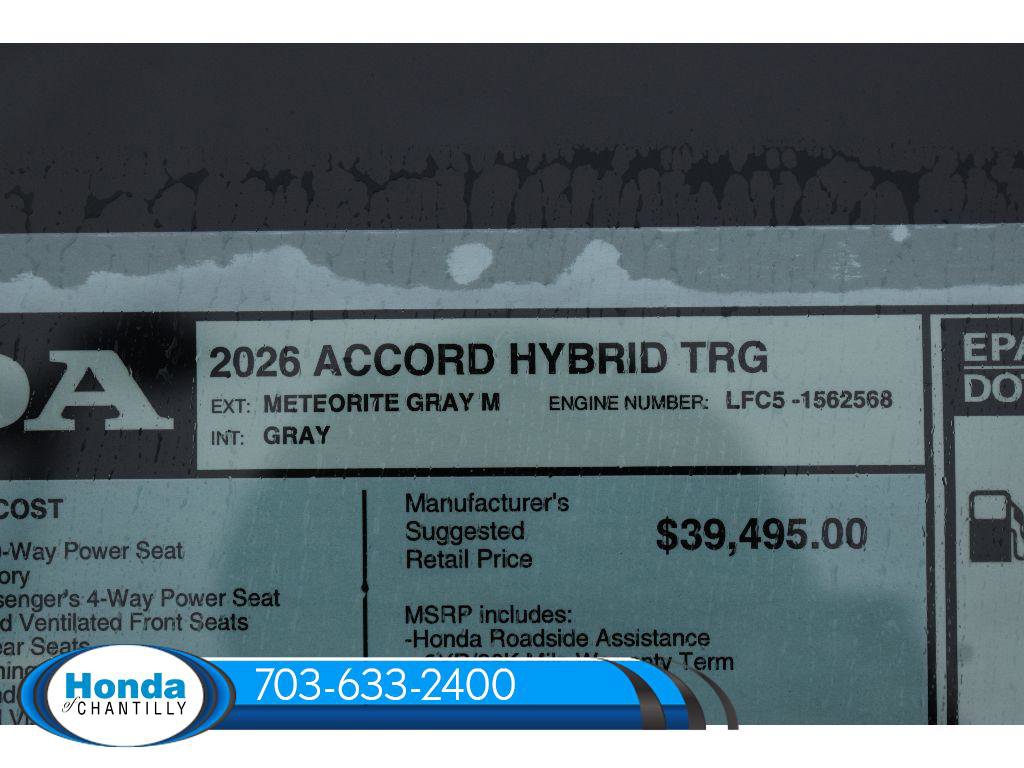 New 2026 Honda Accord Hybrid Touring image 39
