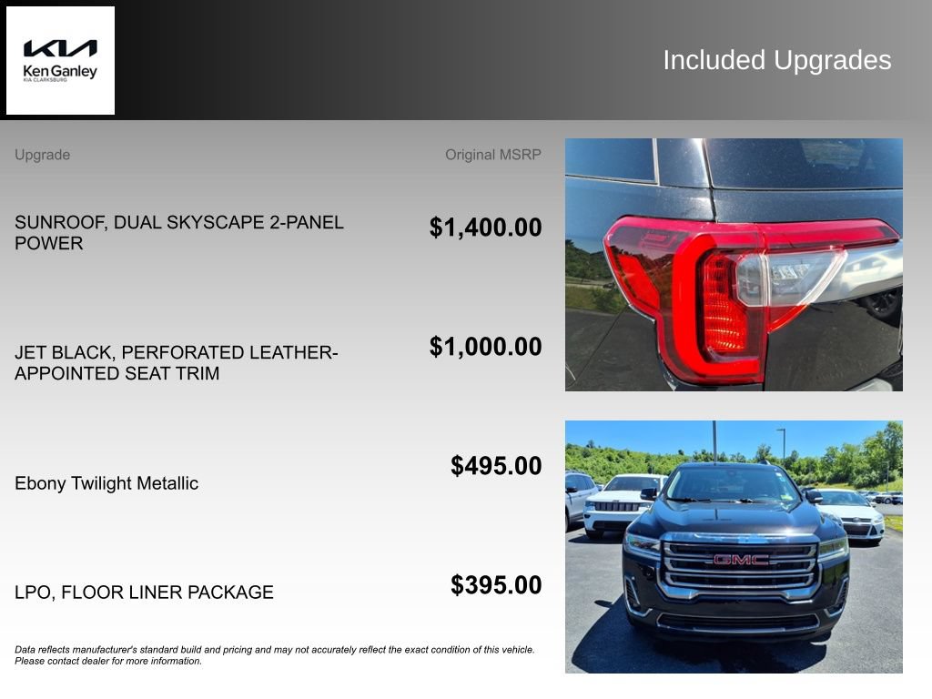 Used 2021 GMC Acadia AT4 w/ LPO, Floor Liner Package AWD/4WD image 5
