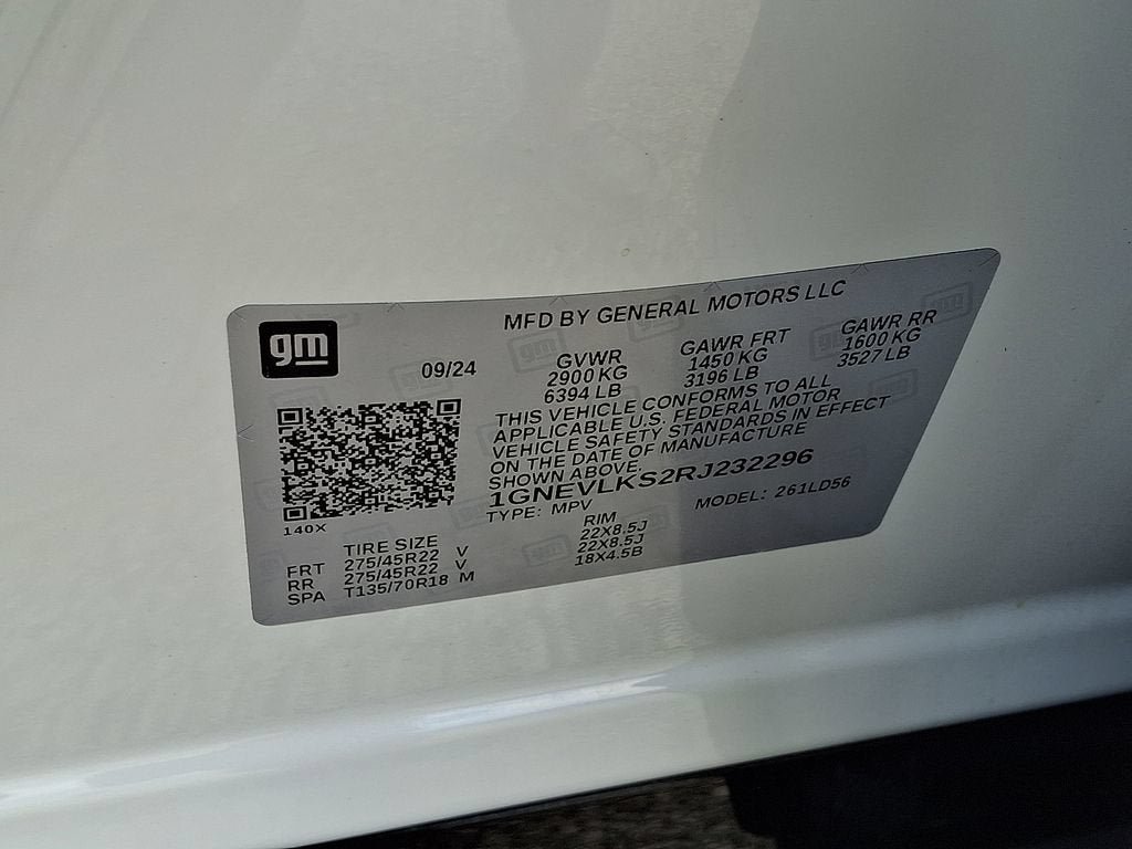 Certified 2024 Chevrolet Traverse RS AWD/4WD image 30