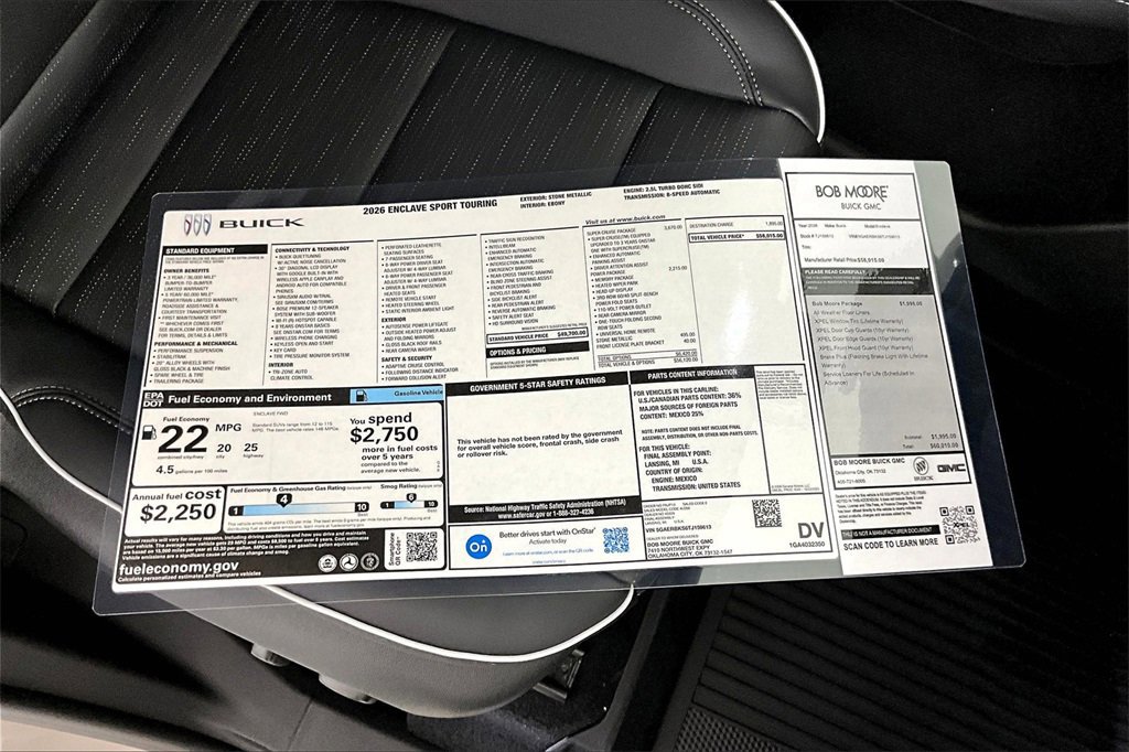 New 2026 Buick Enclave Sport Touring w/ Super Cruise Package image 14