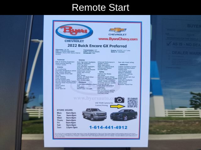 Used 2022 Buick Encore GX Preferred w/ Cold Weather Comfort Package FWD image 13
