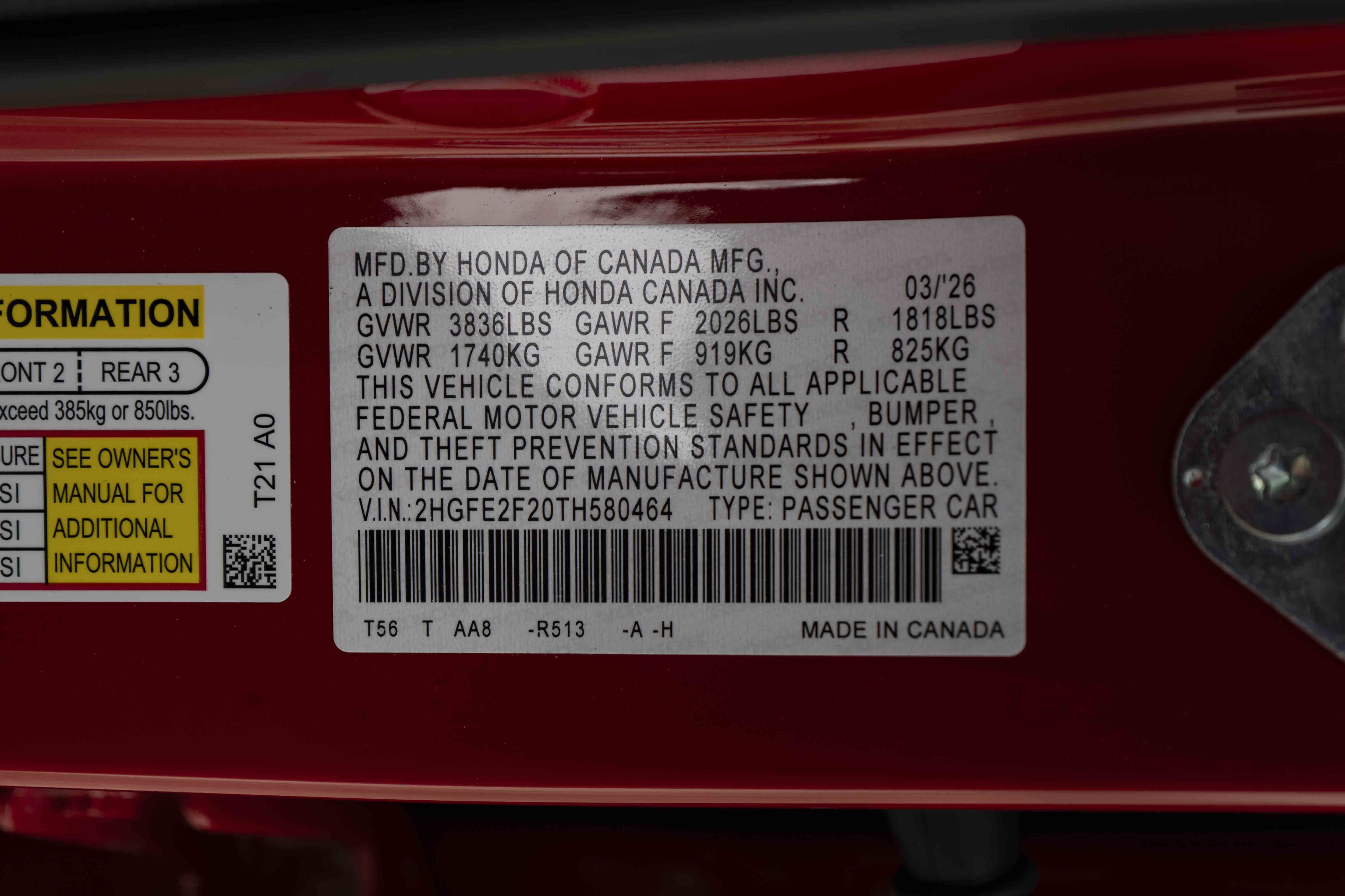 Used 2026 Honda Civic LX image 41