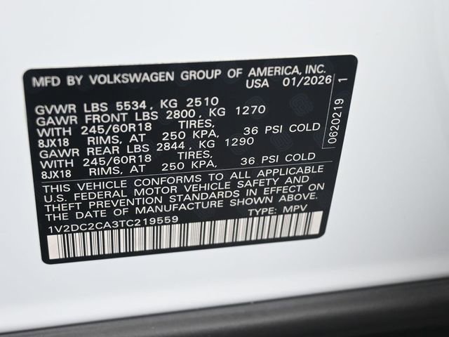 New 2026 Volkswagen Atlas Cross Sport SE image 20