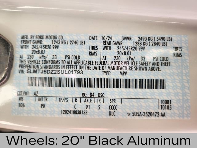 Certified 2025 Lincoln Corsair Grand Touring w/ Equipment Group 302A image 28