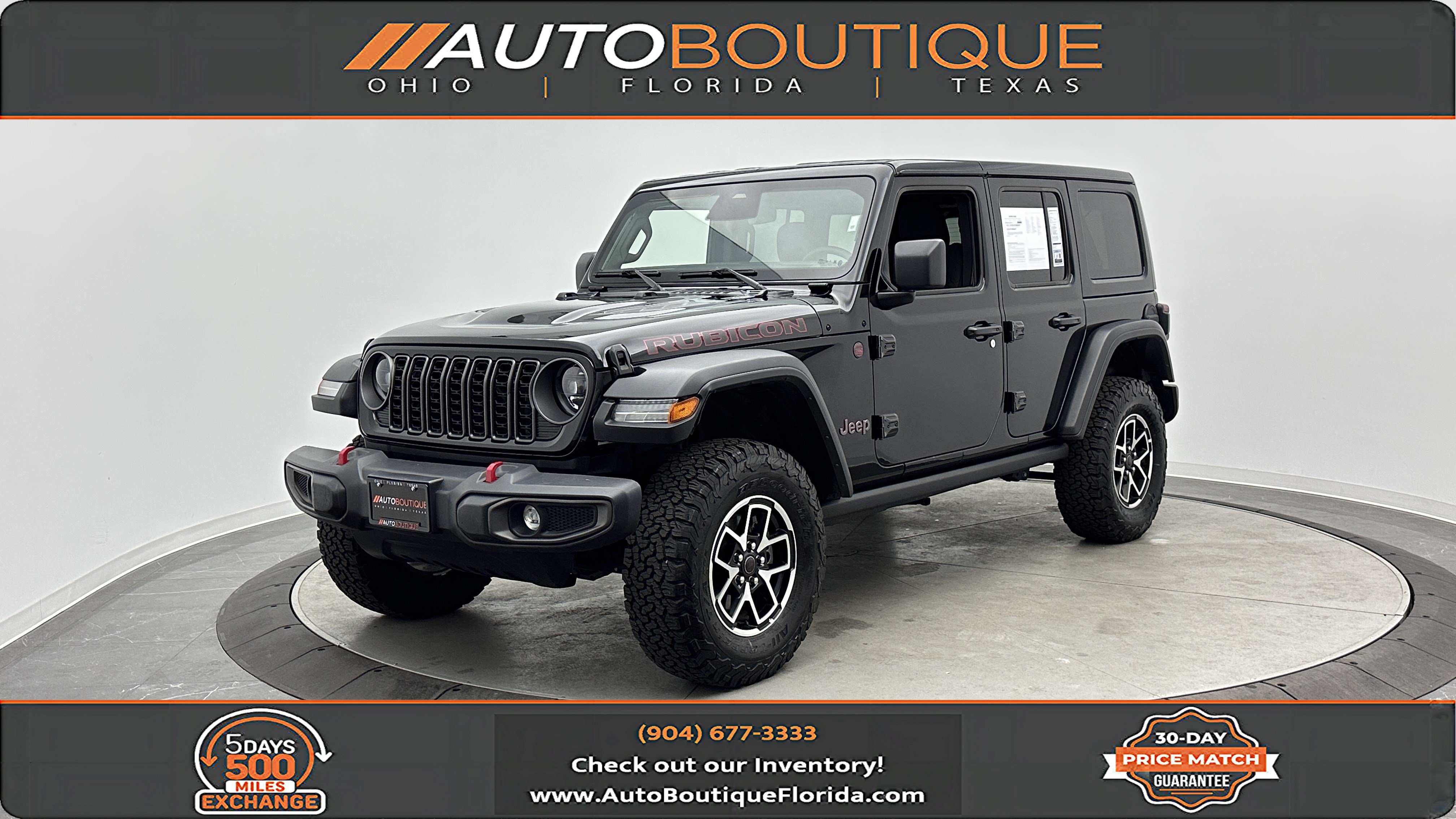 Used 2025 Jeep Wrangler Unlimited Rubicon AWD/4WD image 1