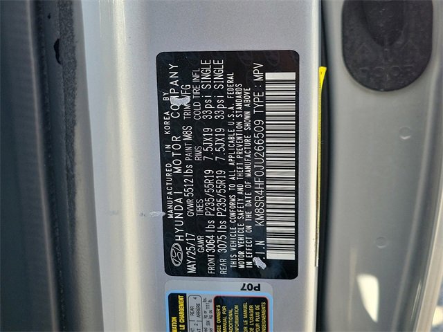 Used 2018 Hyundai Santa Fe Limited w/ Cargo Package image 29