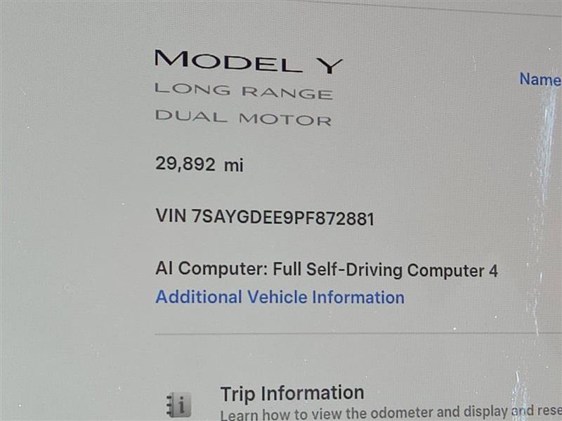 Used 2023 Tesla Model Y Long Range AWD/4WD image 8