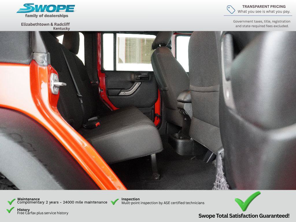 Certified 2017 Jeep Wrangler Unlimited Sport w/ Quick Order Package 24S AWD/4WD image 9