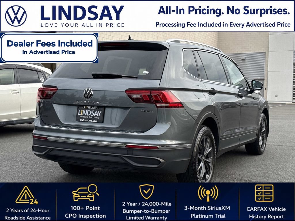 Used 2024 Volkswagen Tiguan SE w/ Panoramic Sunroof Package AWD/4WD image 3