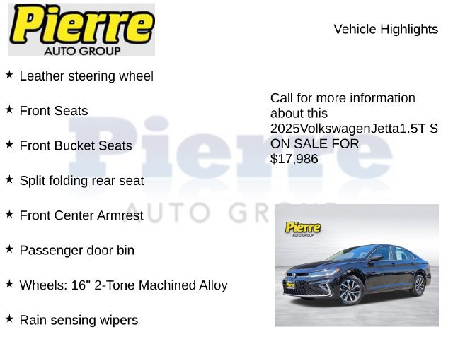 Used 2025 Volkswagen Jetta S FWD image 22