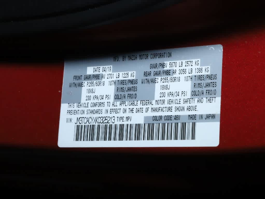 Used 2019 MAZDA CX-9 Touring w/ Touring Premium Package image 21