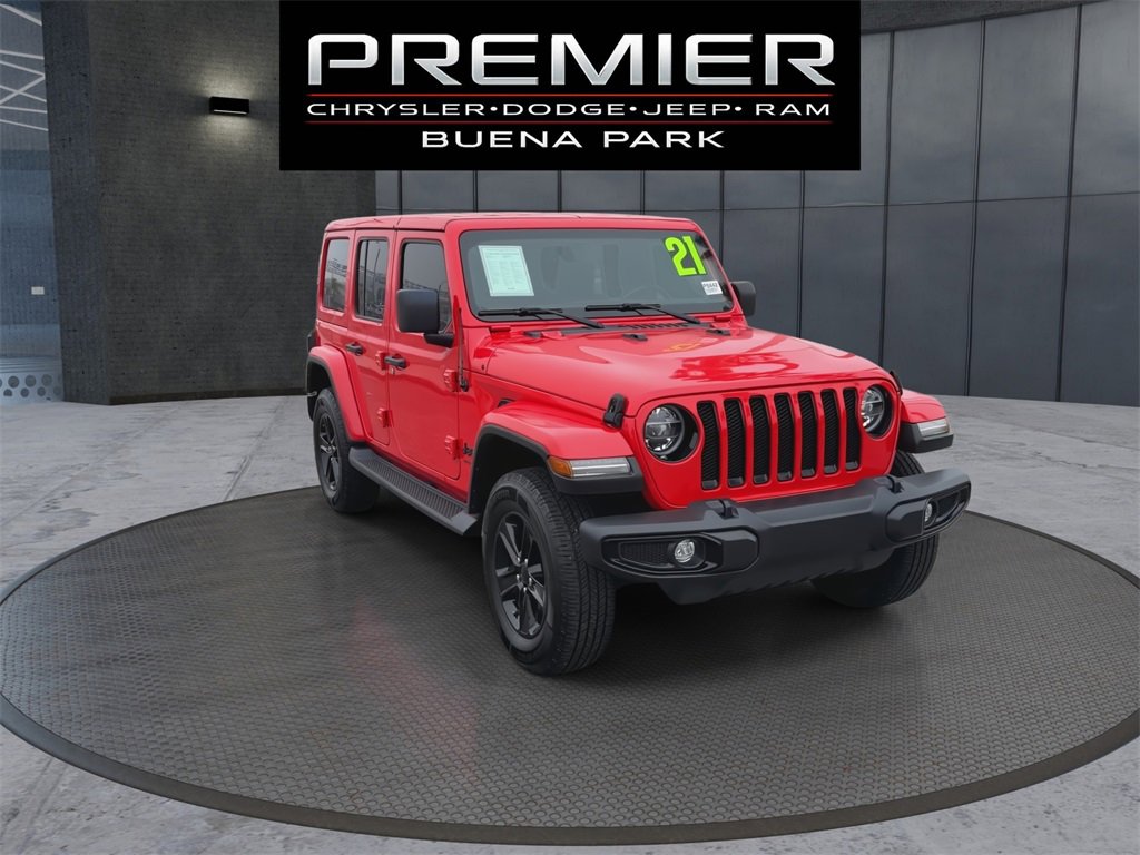 Used 2021 Jeep Wrangler Unlimited Sahara