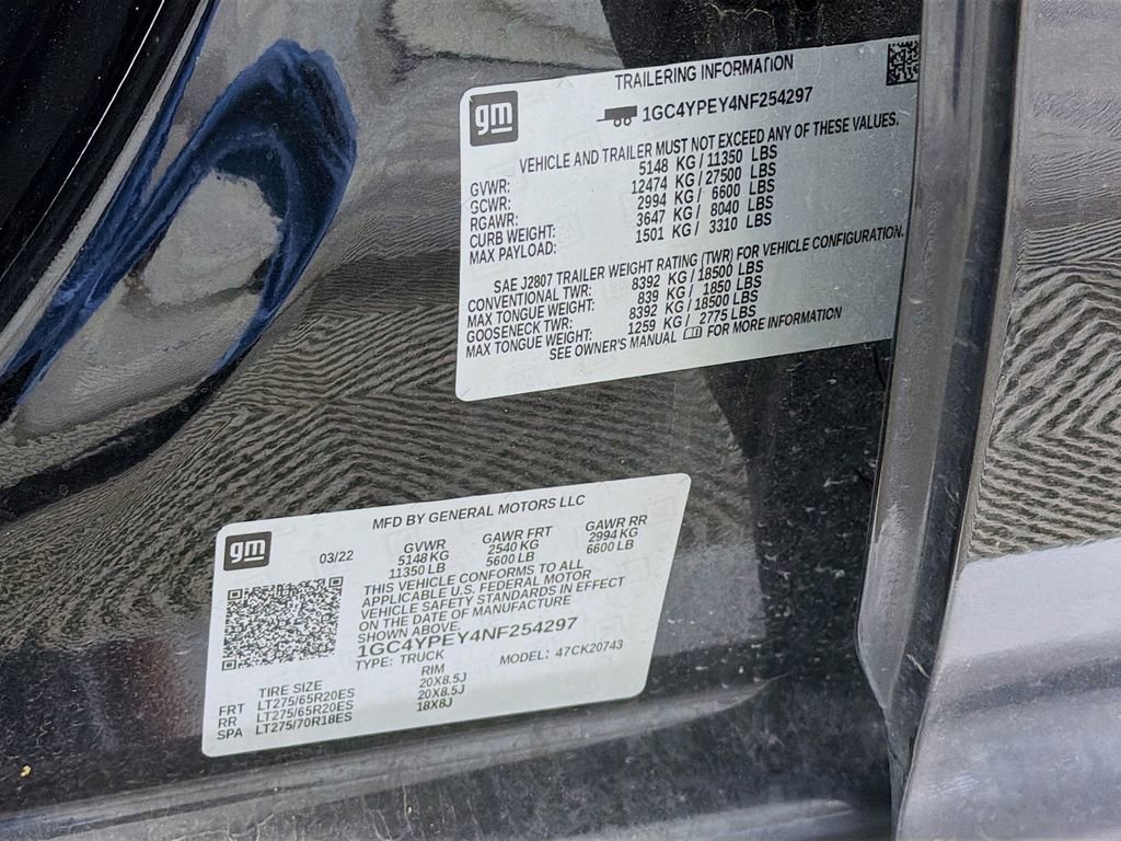 Used 2022 Chevrolet Silverado 2500 LTZ w/ LTZ Texas Edition image 34