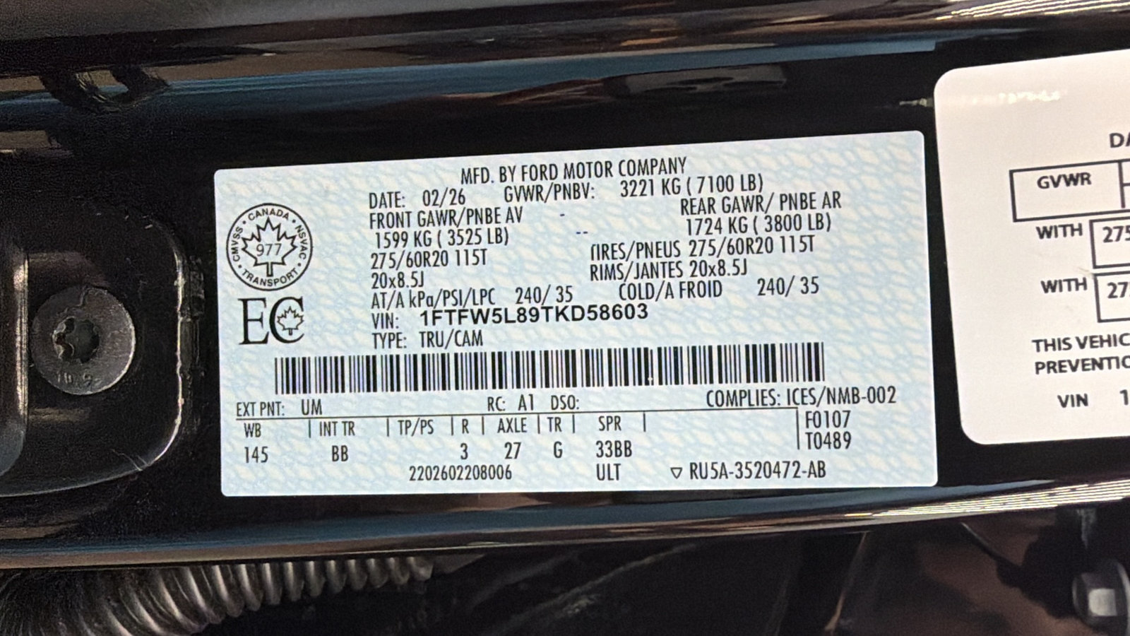 Used 2026 Ford F150 Lariat AWD/4WD image 42