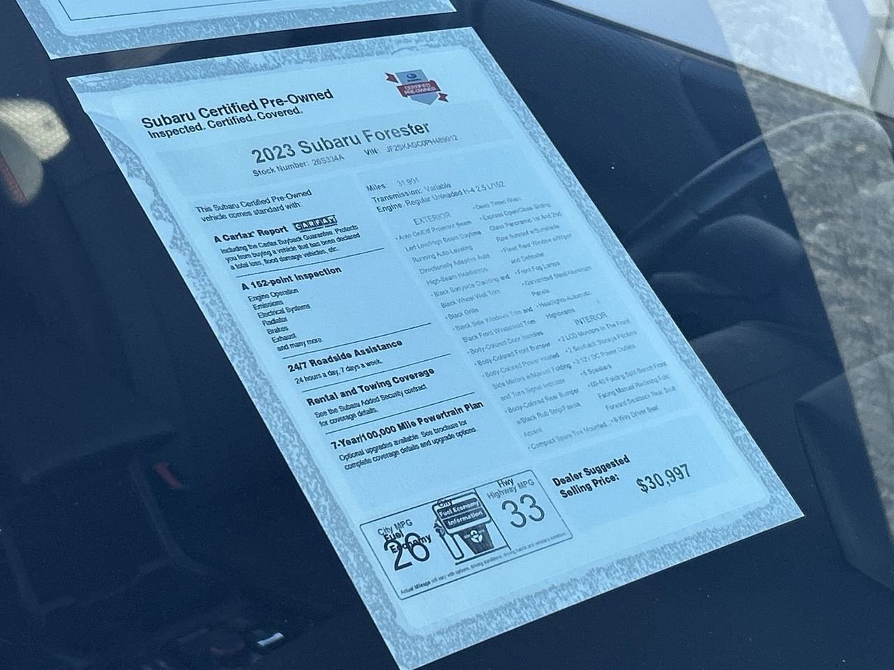 Used 2023 Subaru Forester Sport image 6