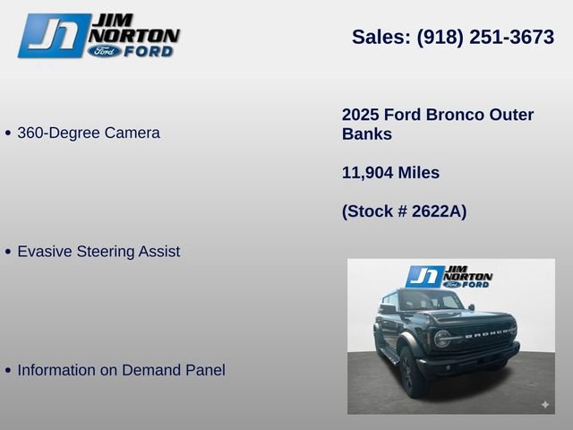 Used 2025 Ford Bronco Outer Banks AWD/4WD image 16