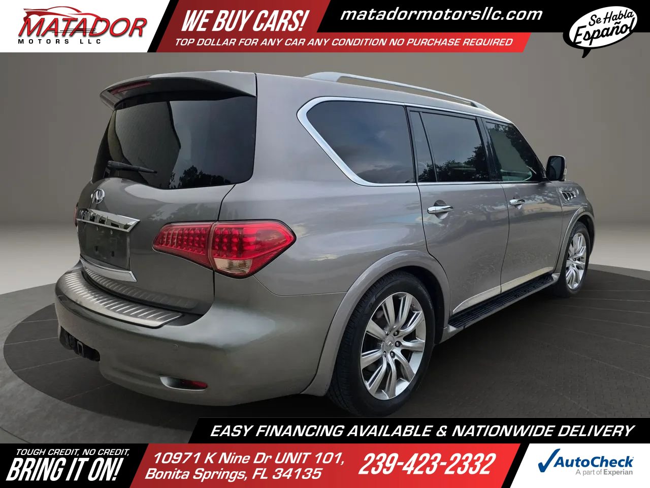 Used 2011 INFINITI QX56 4WD w/ Deluxe Touring Pkg image 5