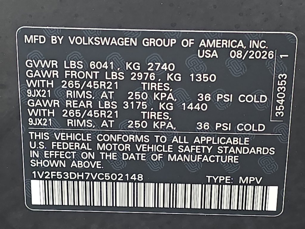 New 2027 Volkswagen Atlas SEL Premium R-Line AWD/4WD image 30