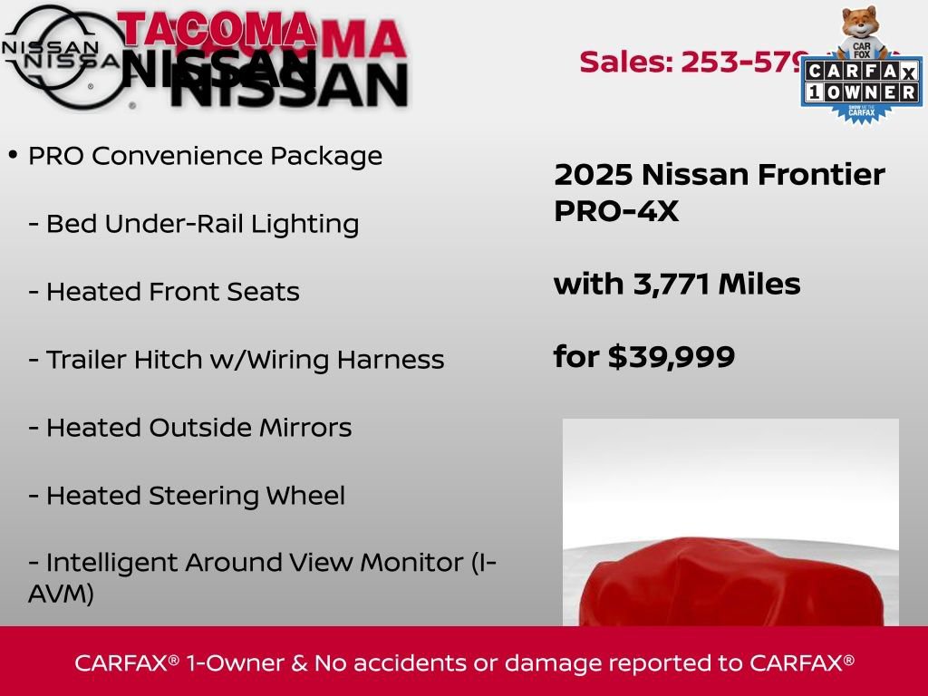 Used 2025 Nissan Frontier PRO-4X w/ Pro Convenience Package video 2