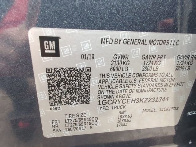 Used 2019 Chevrolet Silverado 1500 Custom Trail Boss w/ Custom Convenience Package image 35