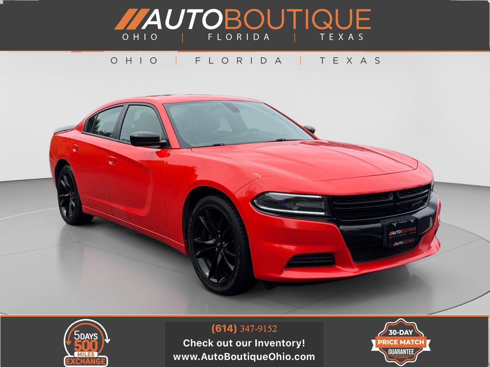 Used 2017 Dodge Charger SE w/ Blacktop Package RWD image 1