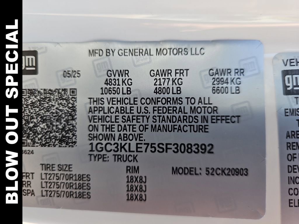 New 2025 Chevrolet Silverado 2500 W/T w/ WT/CX Safety Package image 41