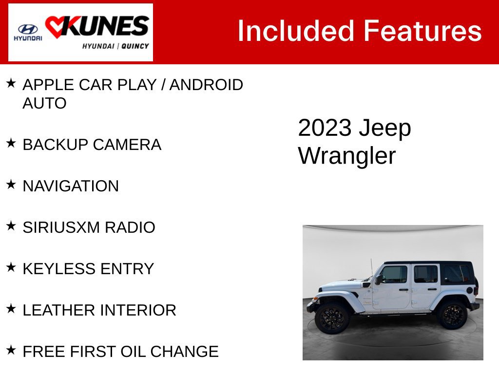 Used 2023 Jeep Wrangler Unlimited Sahara AWD/4WD image 2