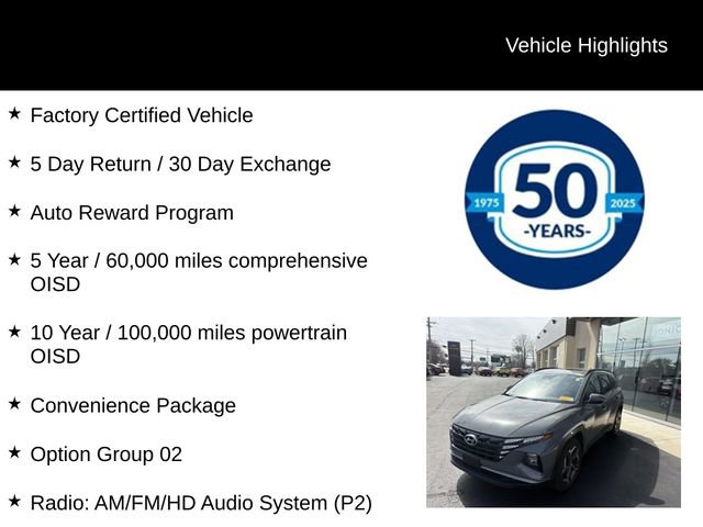 Certified 2024 Hyundai Tucson SEL w/ Convenience Package image 5