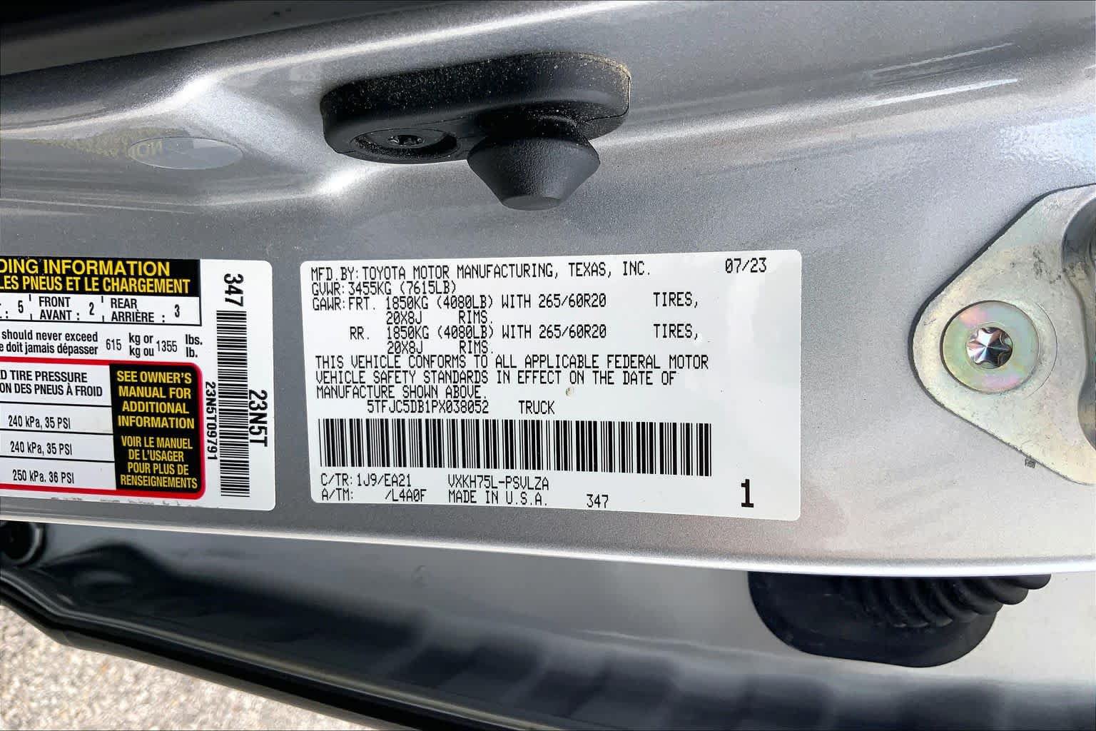 Used 2023 Toyota Tundra Limited w/ Power Package AWD/4WD image 36