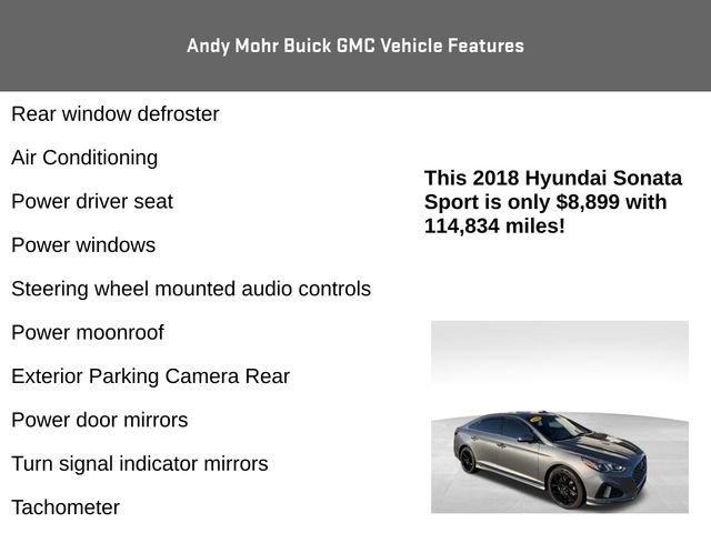 Used 2018 Hyundai Sonata Sport w/ Cargo Package image 8