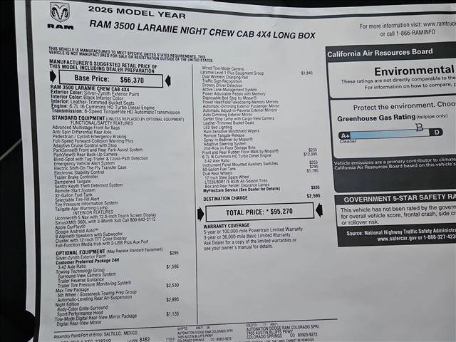 New 2026 RAM 3500 Laramie w/ Night Edition image 18
