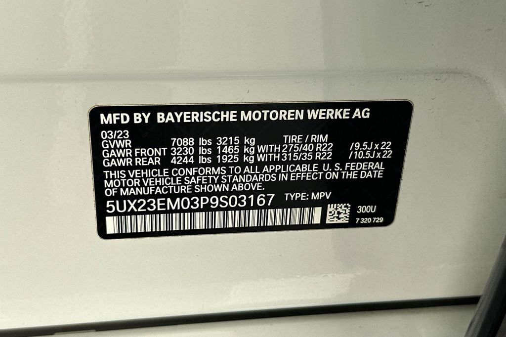 Used 2023 BMW X7 xDrive40i w/ M Sport Package image 35