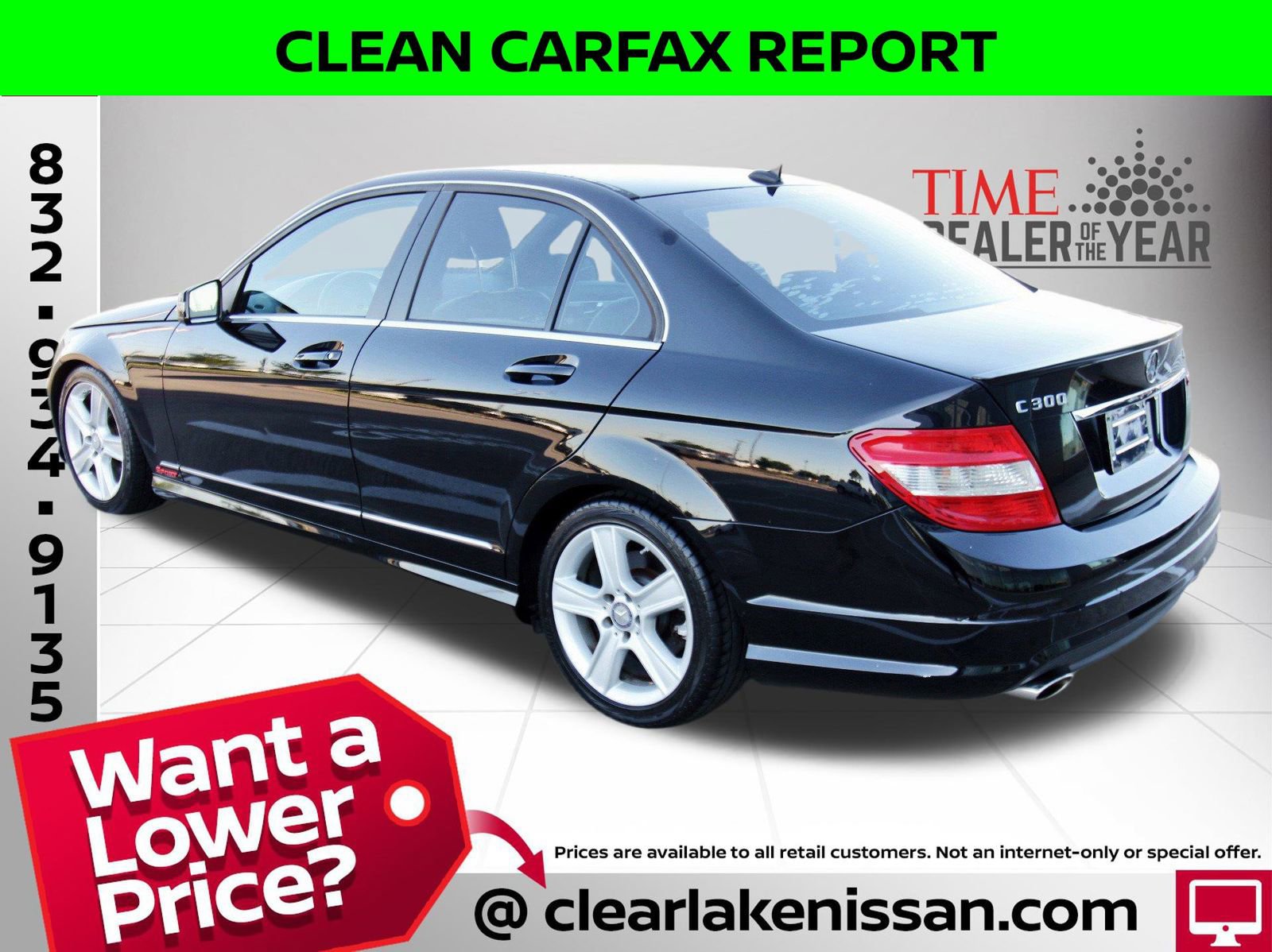 Used 2011 Mercedes-Benz C 300 4MATIC Sedan image 5