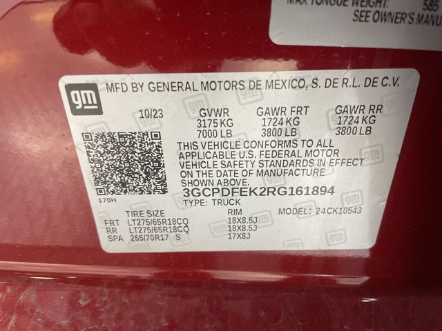 Used 2024 Chevrolet Silverado 1500 LT Trail Boss AWD/4WD image 27