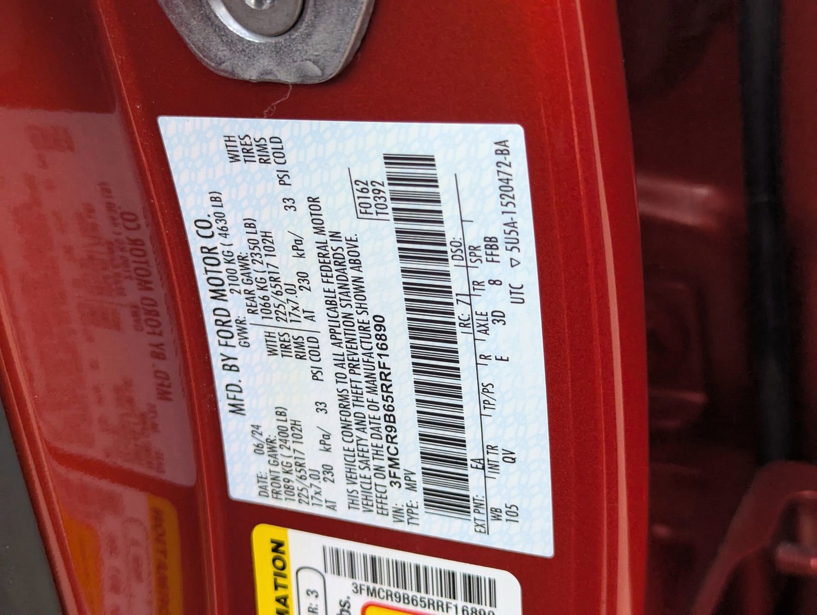 Certified 2024 Ford Bronco Sport Big Bend image 30