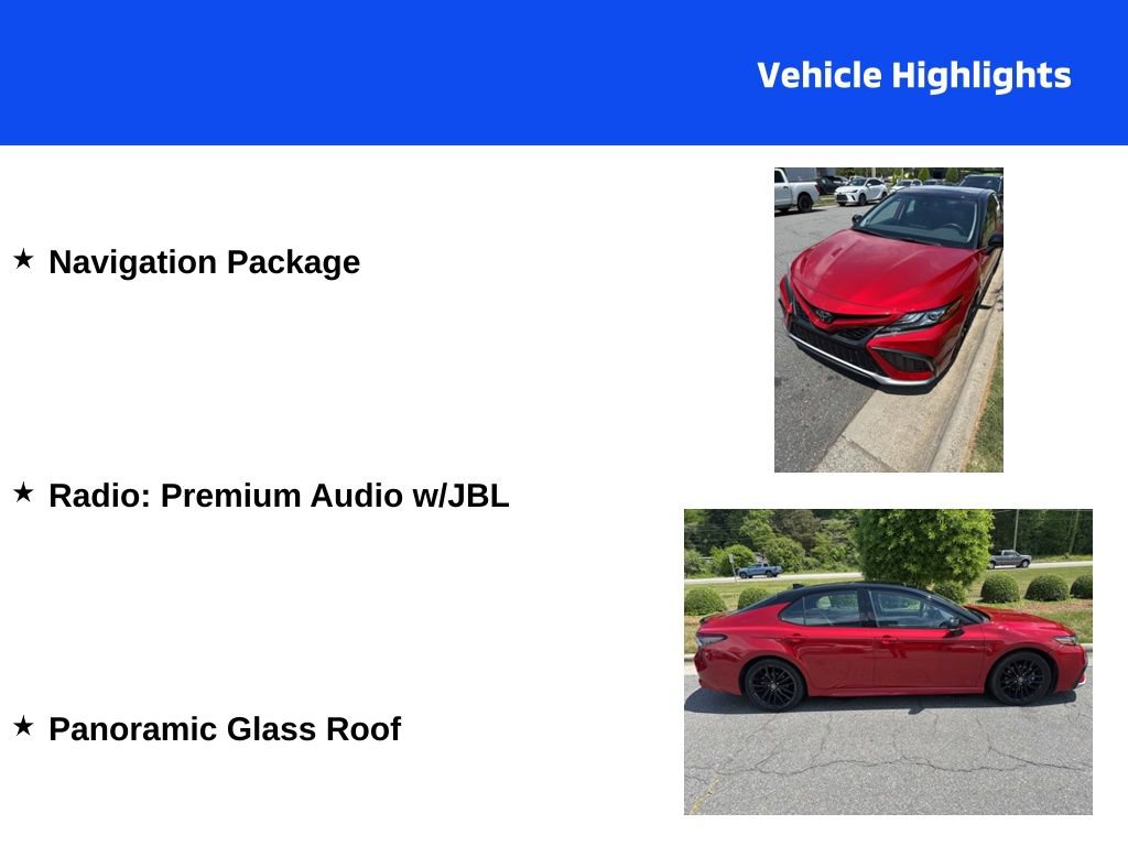 Used 2023 Toyota Camry XSE w/ Navigation Package FWD image 4