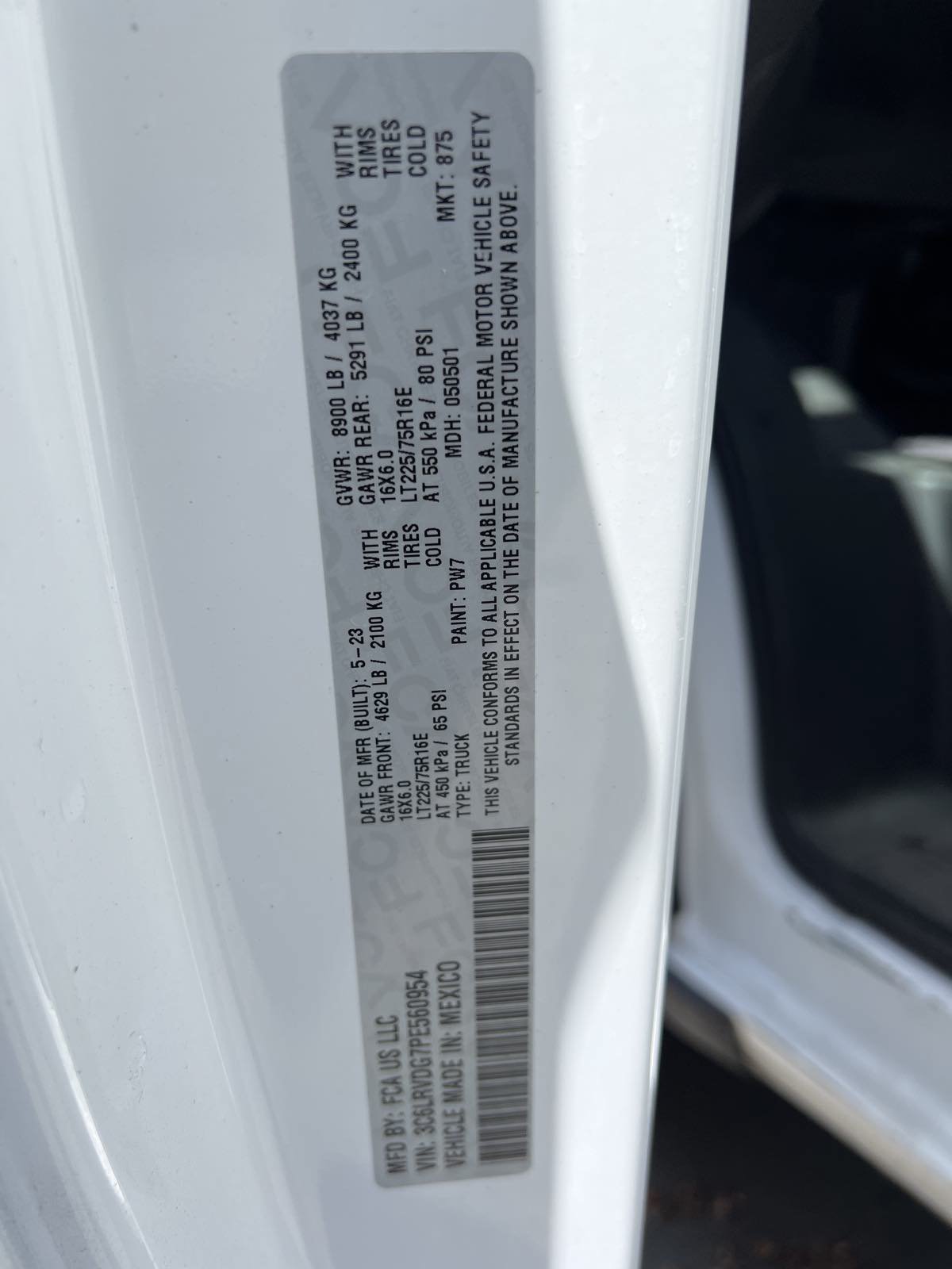 Used 2023 RAM ProMaster 2500 FWD image 21