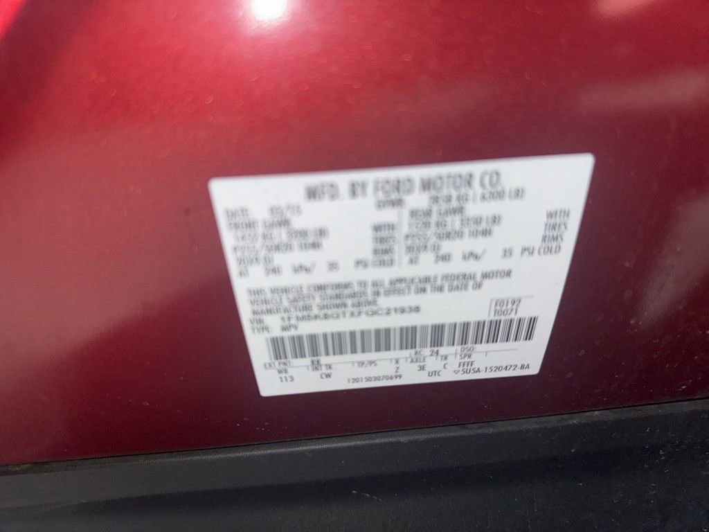 Used 2015 Ford Explorer Sport w/ Equipment Group 401A AWD/4WD image 9