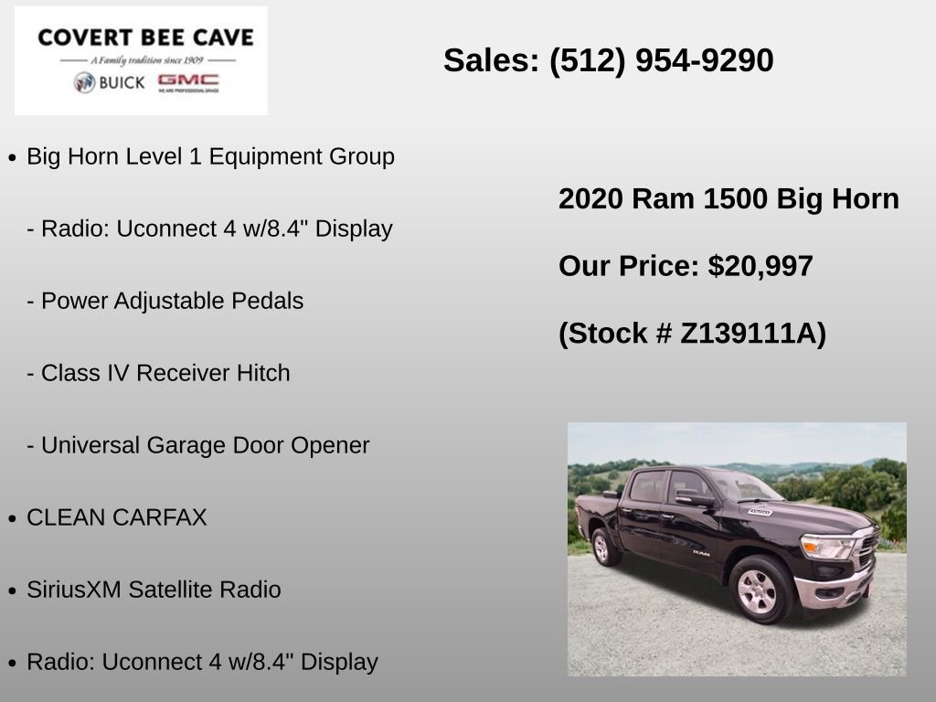 Used 2020 RAM 1500 Big Horn RWD image 18