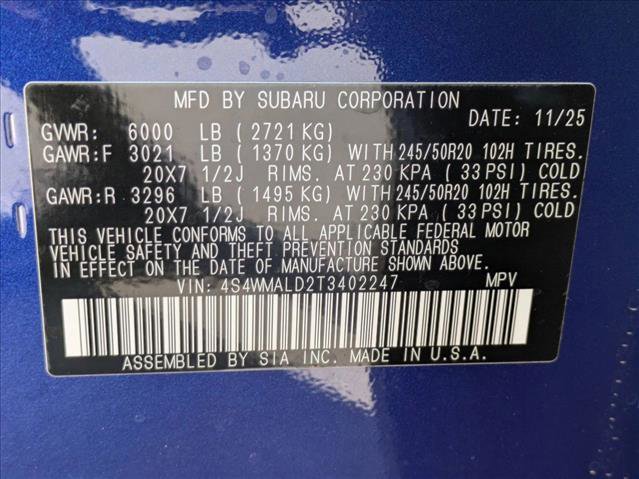 New 2026 Subaru Ascent Bronze Edition image 18