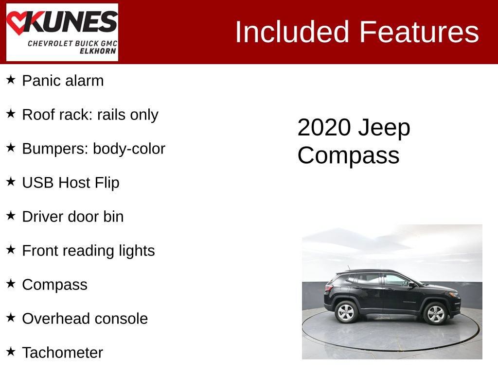 Used 2020 Jeep Compass Latitude AWD/4WD image 3