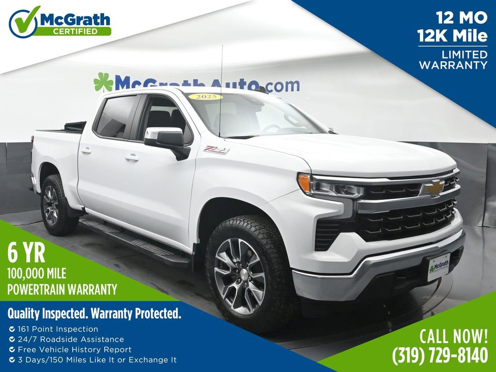 Used 2025 Chevrolet Silverado 1500 LT w/ Z71 Off-Road Package