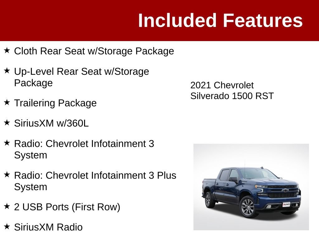 Used 2021 Chevrolet Silverado 1500 RST w/ True North Edition Plus AWD/4WD image 4