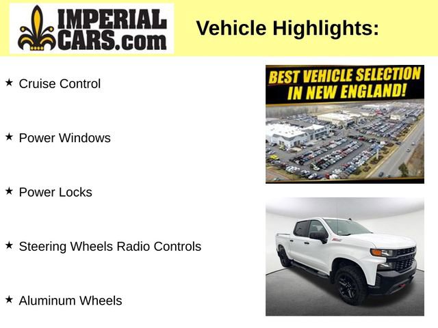 Used 2021 Chevrolet Silverado 1500 Custom Trail Boss w/ LPO, Dark Essentials Package AWD/4WD image 3