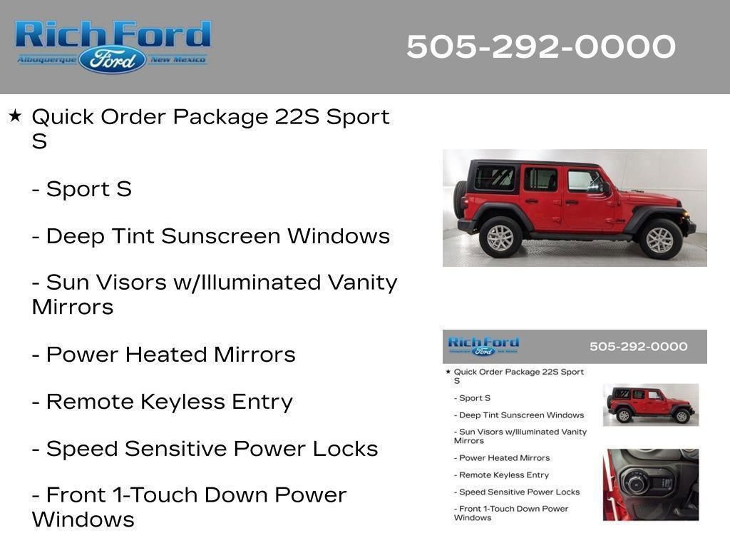 Used 2023 Jeep Wrangler Unlimited Sport AWD/4WD image 18