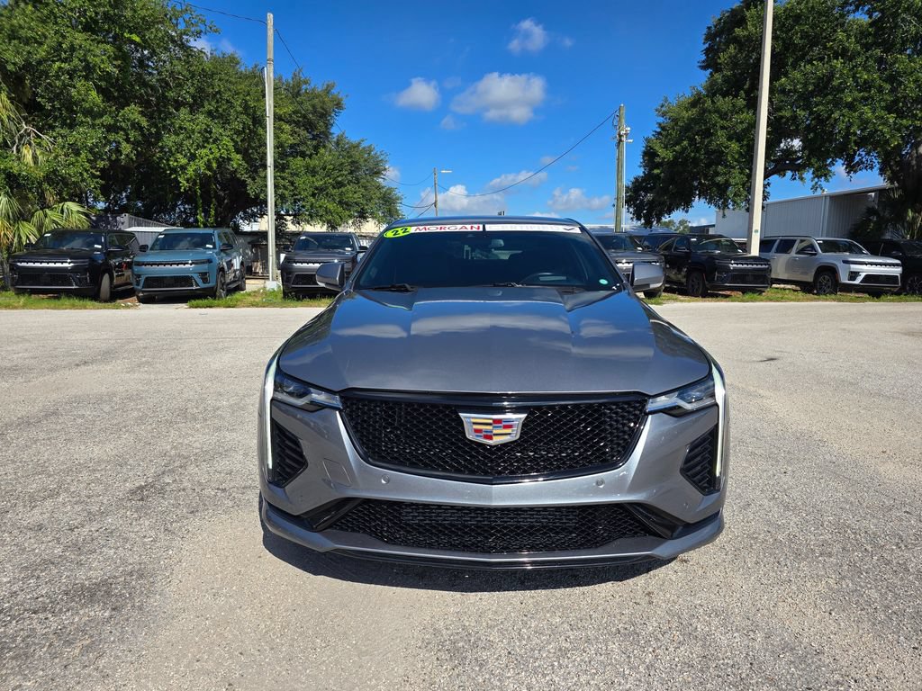 Used 2022 Cadillac CT4 V w/ Technology Package RWD image 8