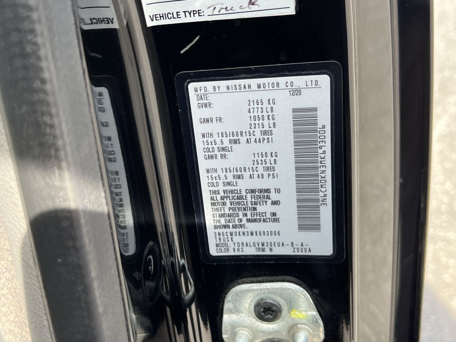Used 2021 Nissan NV200 SV FWD image 42