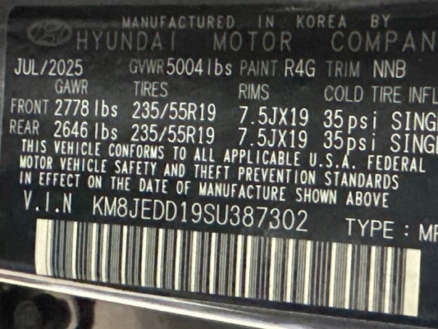 Used 2025 Hyundai Tucson Limited AWD/4WD image 33